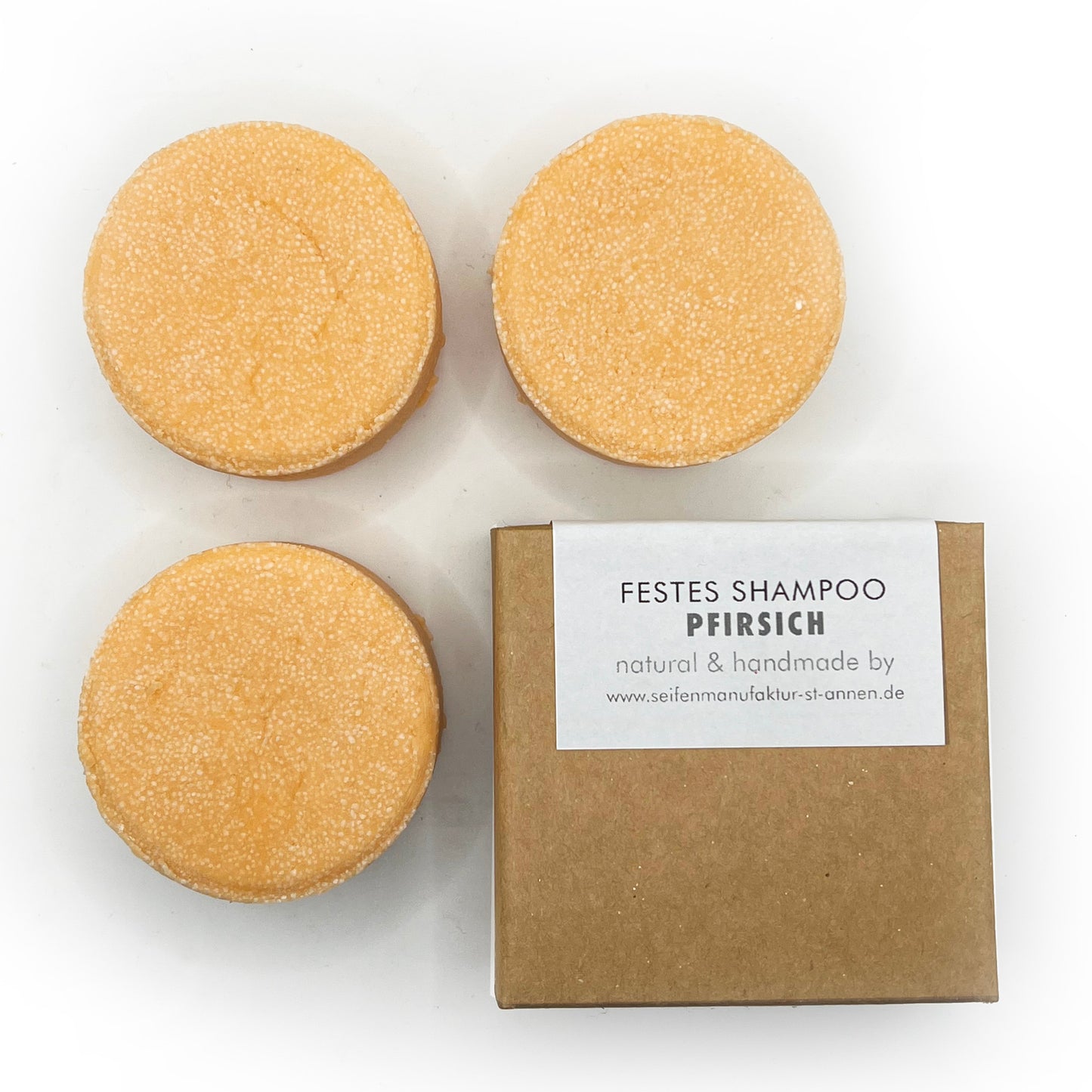 Festes Shampoo Pfirsich